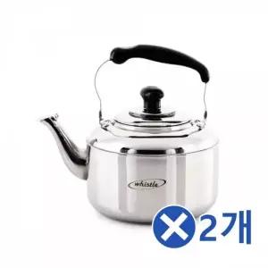 WL 스텐 휘슬주전자-1.5Lx2개 스텐주전자 물주전자 WFLPM1V