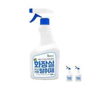 산도깨비 화장실 탈취제 스프레이 욕실용 750ml 3개