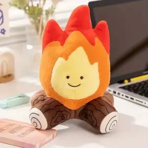 한강 캠핑 귀여운 모닥불 인형 25cm 무해력 애착인형
