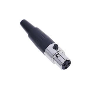 1pcs 3핀 암커넥터 미니 TA3F XLR 오디오 마이크 커넥터 어댑터