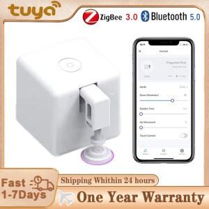호환 투야 지그비 블루투스 핑거봇 플러스 버전 로봇 버튼 푸셔 스위치봇 스마트홈 Alexa Google Home Smart Life 앱 연동