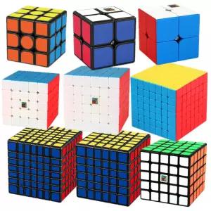 MOYU MeiLong 2x2 3x3 4x4 5x5 6x6 7x7 매직 큐브 스티커/스티커 속도 Magico Cubo 교육 퍼즐 장난감
