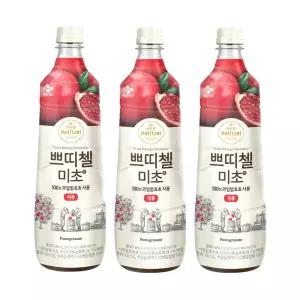 쁘띠첼 미초 석류 900ml 3개