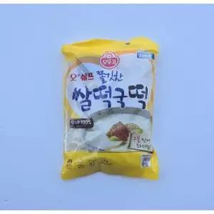 오뚜기 오쉐프 쫄깃한 쌀떡국떡 1kg 수입산 쌀가루   10봉
