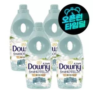 다우니 섬유유연제 화이트티 1L 4개