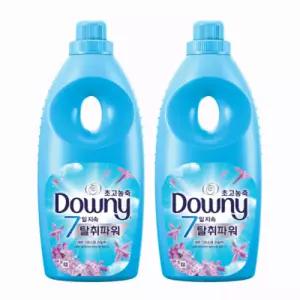 다우니 탈취파워 레몬그라스와 라일락 초고농축 섬유유연제 본품/1L 2개