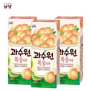 남양유업 과수원190ml 복숭아 40팩/주스/과즙음료/무료배송