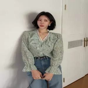 [다바걸]베르레이스블라우스