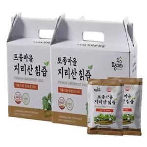 토종마을 지리산 야생 칡즙 국내산 생칡즙 액기스 2박스(60포)