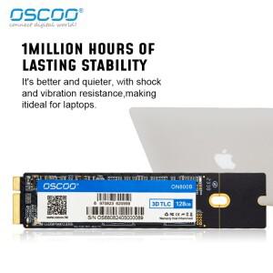 2012 Macbook Air A1465 및 Pro A1398 3D TLC NAND 플래시 Apple SSD 하드 디스크용 OSCOO 기존 드라이브