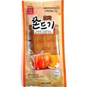 달콤한 호박맛 쫀득이 간식 84g 옛날 추억 어린이 선물용 겨울철 인기 주전부리
