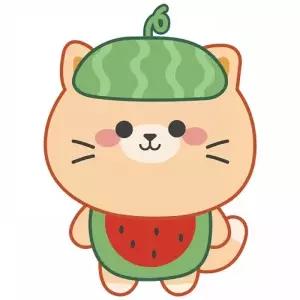 TBZ 쥬시 프렌즈 수박 (키링) 보석십자수