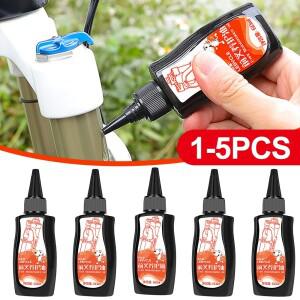 산악 자전거 프론트 포크 완충기 오일 전면 및 후면 실리콘 윤활유 유지 보수 60ml 1-5 개