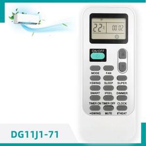 호환 AC 리모컨 DG11J1-71 Hisense, BEKO, GIATSU, TORNADO, SAGA 에어컨용 호환 DG11J1-06, DG11J1-72