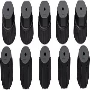 BASIKER 10Pcs R134a AC 밸브 캡 키트 13mm 및 에어컨 시스템 A C 충전 포트 대부분의 일반 차량용