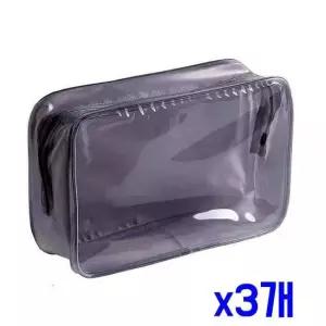 TBZ 사각 깔끔 다용도 투명 파우치(20x13.5cm) x3개 가방정리