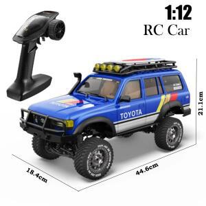 LC80 RC카 1 12 고속 저속 등판 시뮬레이션 오프로드 차량 2.4G 풀 스케일 무선 조종 모델 자동차 장난감