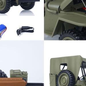 1 14 HG 2.4GHz 오픈탑 무선 조종 군용 차량 HG4 58 RC 오프로드 차량 4륜 구동 전투 모델 장난감 2단 속도