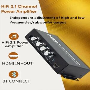 Hdmi 호환 입력/출력으로 업그레이드된 ST_838 미니 소형 Hi-Fi 디지털 80W 서브우퍼 앰프 자동차 홈용 오