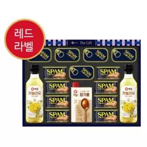 CJ스팸 레드라벨선물세트 선물세트(1세트) 설 추석 선