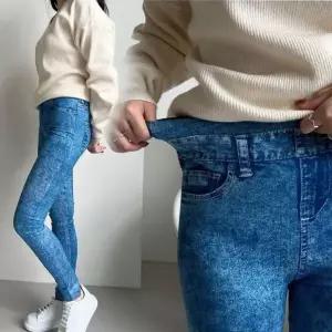 [하프클럽/]돌 청바지 워싱 여자 F/W 룩 이너 브러시드 피트팬츠 융털 타이즈