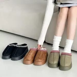 친절한탄씨 3컬러 여성 스웨이드 통굽 기모 부츠 여성부츠 스웨이드부츠 통굽부츠 기모부츠 겨울부츠
