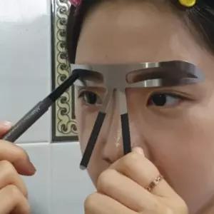 틀 눈썹모양 아이브로우가이드 눈썹그리기 그리기 가이드 눈썹