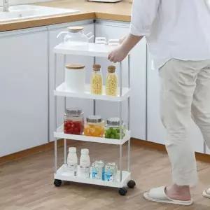 이동식 UDA103Z3 카트 슬라이딩 슬림 수납선반 틈새 트롤리