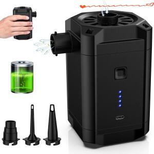 MAX 펌프 플러스 5000mAh 배터리가 장착된 휴대용 공기 USB 충전식 가장 가벼운 풀 플로트용 빠른 팽창 수