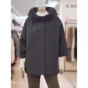 [미니멈]미니멈 세이브존03 미니멈 밍크배색 나그랑소매 반코트 AWMYDKFH1910A (