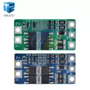 TZT BMS 2S 3.2V 3.7V 10A LiFePO4/리튬 배터리 충전 보호 보드 6.4V 7.2V 18650 32650 밸런스가 있는 팩