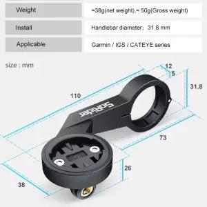 자전거 컴퓨터 마운트 브래킷 속도계 핸들바 엣지 540 530 830 IGPSPORT XOSS G Magene CYCPLUS GPS 주행