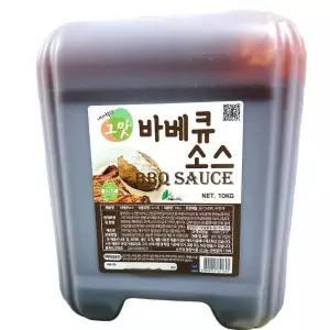 바베큐소스(이슬나라 10K)/함박/찹/스테이크/소스/대용량/업소용/구내식당/급식소/학교/식당/초대형/바베큐