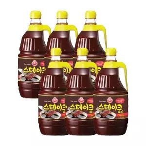 스테이크소스 2.1KG 6개/소스/스테이크용소스/고기소스/업소용스테이크소스/음식소스/조리용소스/양념/액상