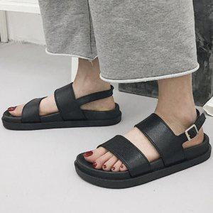 스트랩샌들 가을 통굽 슬리퍼 샌들 여성 여름샌들 힐