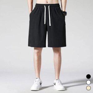 트레이닝팬츠 바캉스 면반바지 밴딩 반바지 7부 휴가