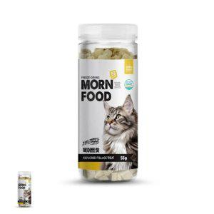고양이동결건조 간식 트릿 자연 훈련 보상 프리미엄 동결건조 고양이 간식 북어 55g