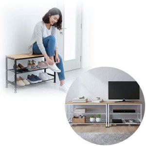 현관 신발 정리대 수납 보관 슈벤치 의자 가정 사무실 학교 어린이집 슈즈랙 실내 다용도 선반 받침대