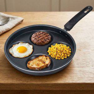 4구후라이팬 논스틱코팅 계란동시조리 원형4구팬