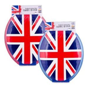 국산 유니언 잭 쿠션 변기 커버 U형 중형 잉글랜드 영국