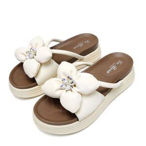 실내 통굽슬리퍼 여성 블링블링 썸머슬리퍼 외출신발