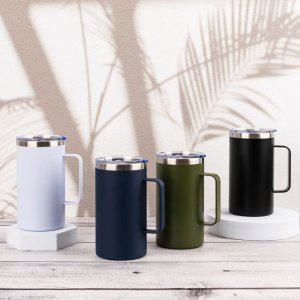 손잡이 머그컵 사무실 회사 벤티 스텐 텀블러 700ml