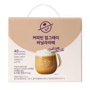 커피빈 얼그레이 바닐라라떼 25g x 40ct