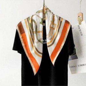 스카프 봄스카프 헤어밴드 무지레이스스카프 봄 가을 실크 부드러운 예쁜스카프 넥스카프 느낌 엘레강스