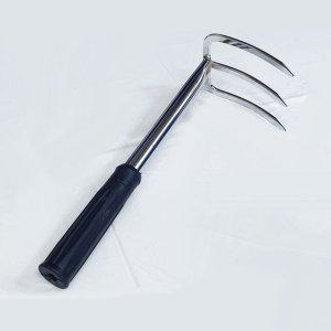 삼발 고무자루 약초괭이 곡객이 땅파기