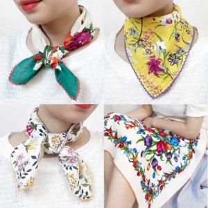 스카프 사은품 개별포장 엠보싱 쁘띠 선물 미니 가제 에티켓 면 답례품 무릎가리개 뜨개손수건 교회 단체