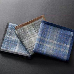 스카프 손면수건 무늬 등산 세트 땀수건 정사각형 남자 손수건 3종 여성 면수건 면 체크