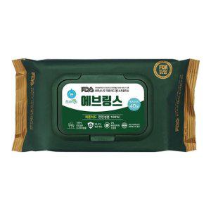 후레쉬클린케어 항균샤워티슈 빅사이즈40매 25개 피톤치드 물없이샤워