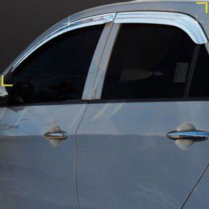 선바이저 올뉴모닝 크롬 자외선막 빗물받이 차보