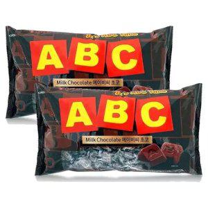 롯데 ABC초콜릿 ABC 초코 829g x 2개